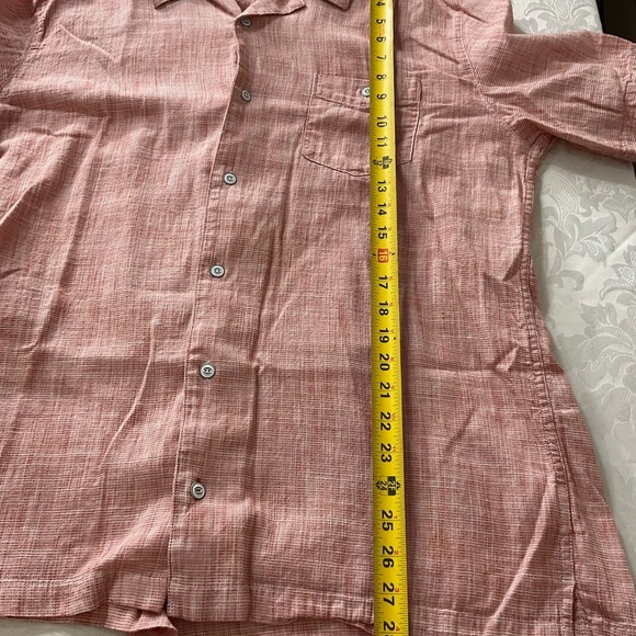 Weatherproof Vintage Shirt Mens Large Red Button Up Cotton Casual Dad - Picture 4 of 8